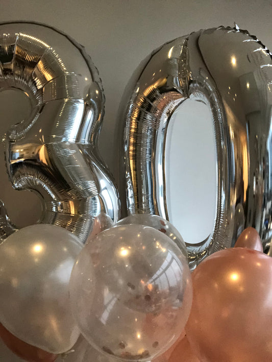 Number Balloons (set of 2)